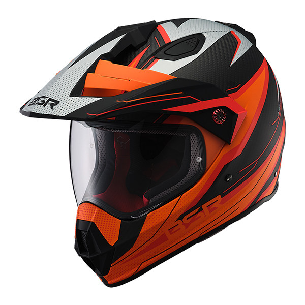 【SNELL标准】摩托车BSF-L13极光系列碳纤竞技头盔